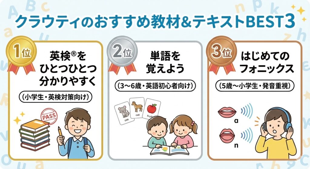 クラウティおすすめ教材3